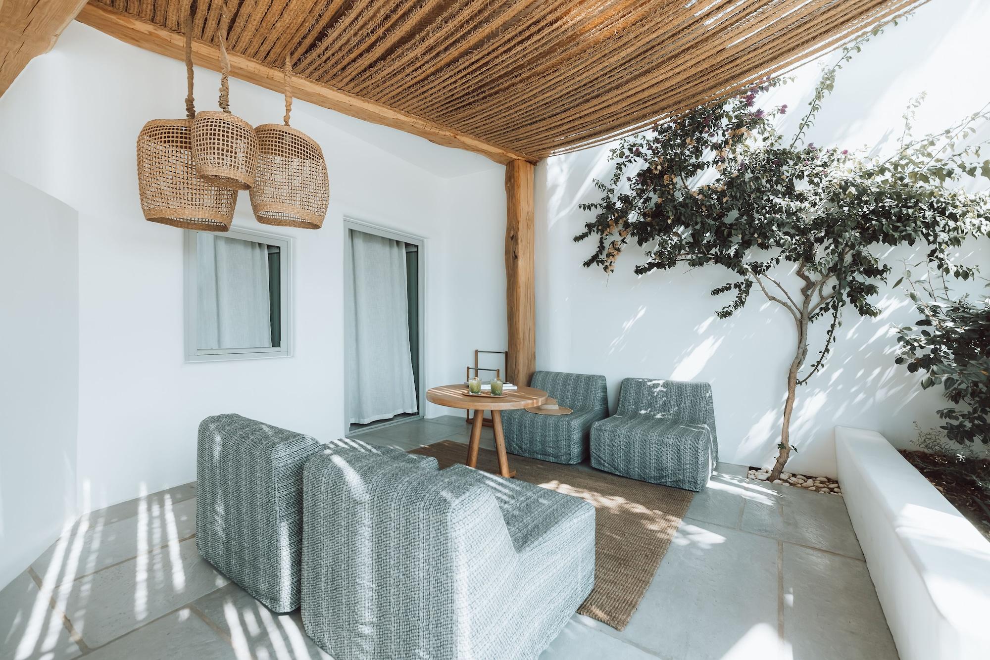 Mykonos Ammos Hotel - Small Luxury Hotels Of The World Ornos  Esterno foto The interior of the hotel